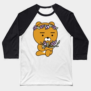 Floral Ryan | Lavender Purple Ryan | Wildflowers, Flower Child Baseball T-Shirt